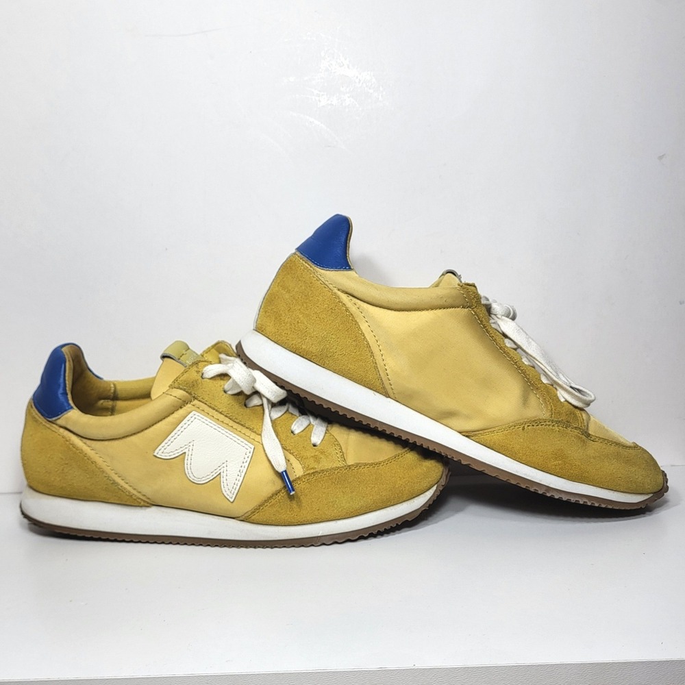 Birdies Roadrunner Yellow Suede Fabric Retro Low Top Sneakers Womens 9.5